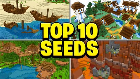 TOP 10 BEST SEEDS For Minecraft! (Pocket Edition, PS4, Xbox, Switch, PC) - YouTube