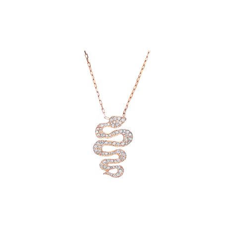 18kt gold serpent pendant with diamonds • Nsouli Jewellery