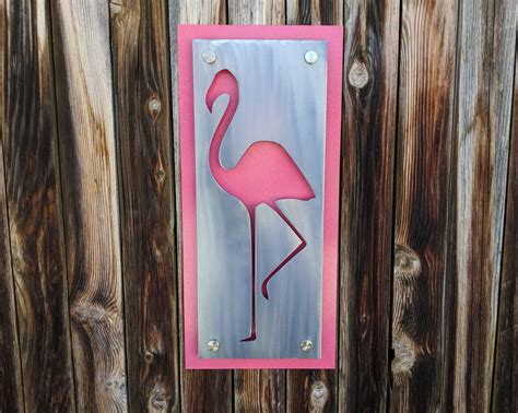 Pink Flamingo Custom-made Metal Wall Art - Etsy