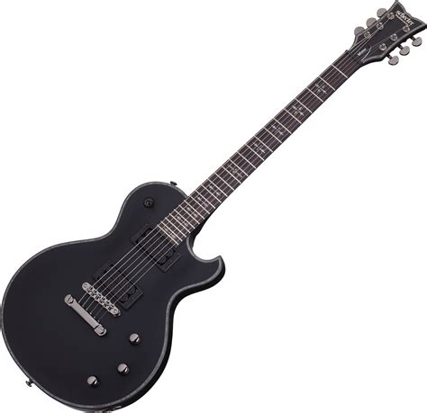 Schecter Solo-II Passive Hellraiser - satin black Solid body electric guitar black