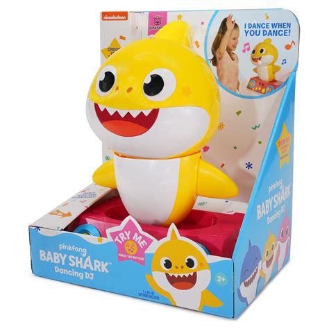 Pinkfong Baby Shark Official by WowWee - Baby Shark Dancing DJ Toy, Yellow, for Ages 2 ...