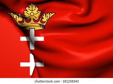 Free City Danzig Flag Close Stock Illustration 181258343 | Shutterstock