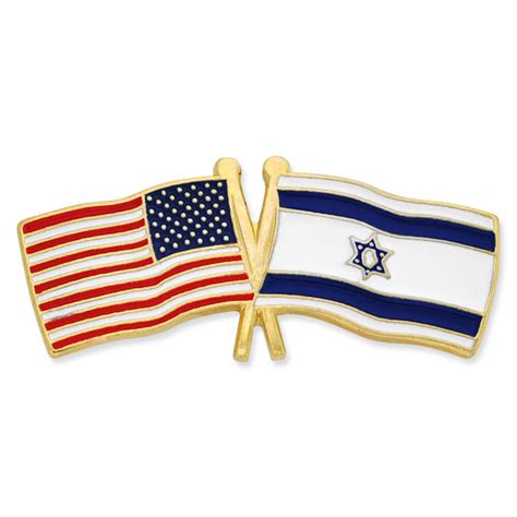 USA and Israel Flag Pin | PinMart