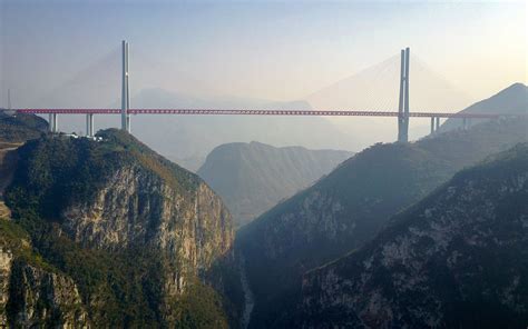 China opened World’s highest Beipanjiang Bridge to traffic in the Guizhou