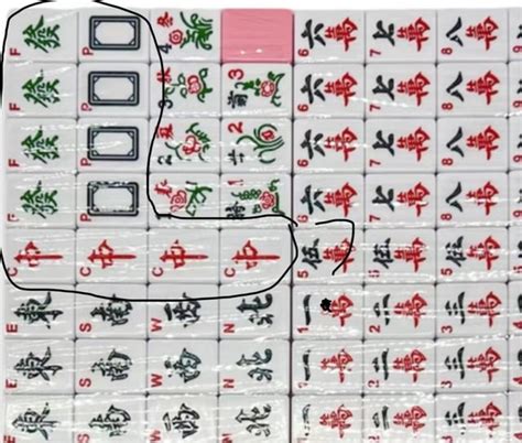 Why are dragon tiles marked "C", "F" and "P" in some tile sets? : r/Mahjong