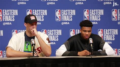 Giannis Antetokounmpo discusses how team improved 3-point shooting