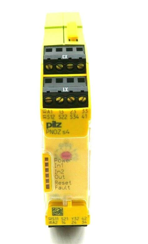 NEW PILZ PNOZ-S4-24VDC-3N/O-1N/C SAFETY RELAY PNOZS424VDC3NO1NC - SB ...