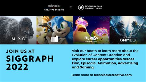 We're heading to SIGGRAPH 2022 | Technicolor Creative