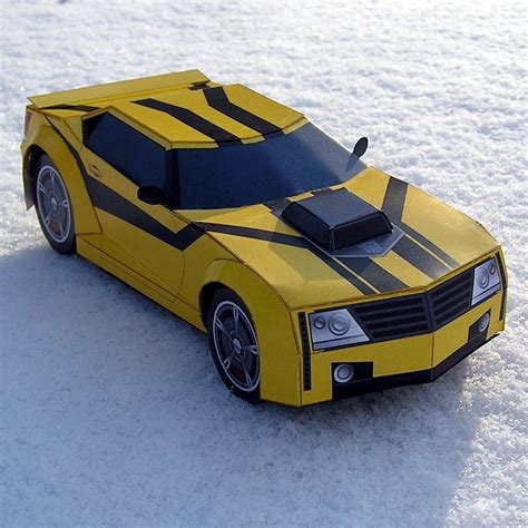 Bumblebee Car from Transformers Paper Model | Free Printable Papercraft ...