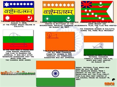 THE HISTORY OF THE INDIAN FLAG - 15 August Jai Bharath - I love My India.http://www ...