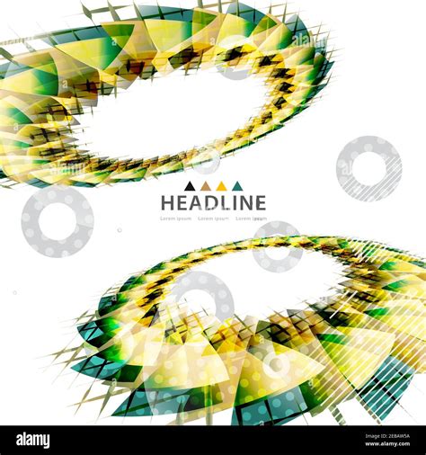 Colorful headline background template Stock Vector Image & Art - Alamy