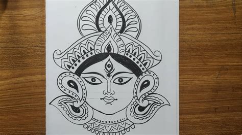 Durga Maa Ka Photo Drawing ~ Durga Devi Maa Bhavani | Bodewasude