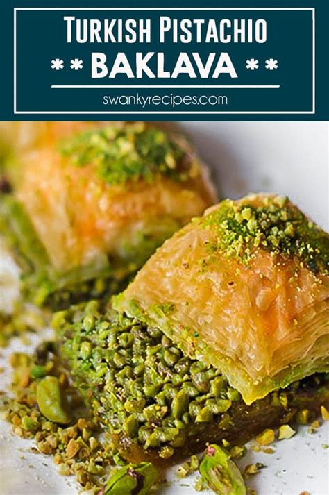 Pistachio Baklava - Easy Turkish baklava recipe with puff pastry ...