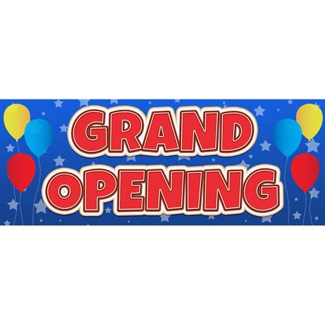 Grand Opening Vinyl Banner