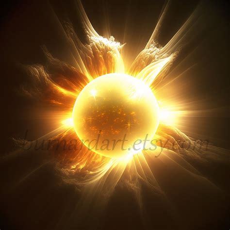 Solar Flares Digital Download Sun Astrology Astronomy Atmosphere Zodiac ...