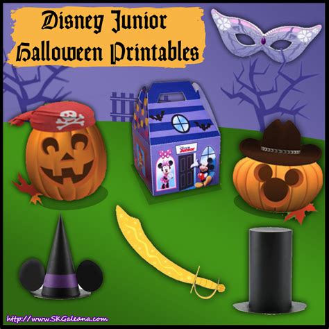 Disney Junior Halloween Printables and Activities – SKGaleana