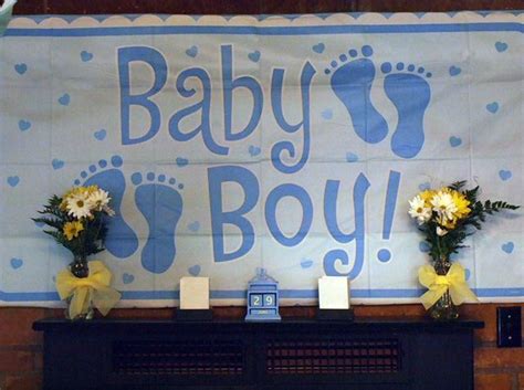 Baby Boy Banner | Baby boy banner, Its a boy banner, Party planner