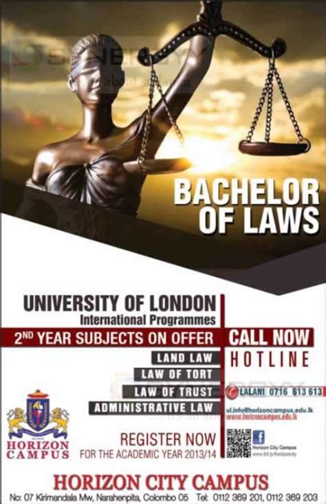 Bachelor of Laws Degree Programme in Sri lanka – SynergyY