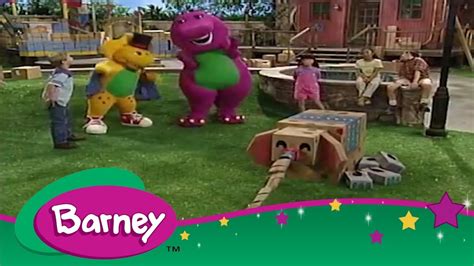 Barney 🏰 Building With Boxes 🏰 - YouTube