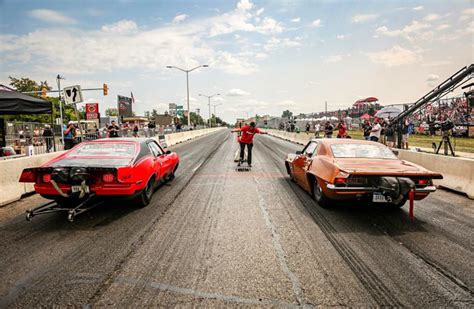 Legal drag racing on Woodward Avenue draws thousands