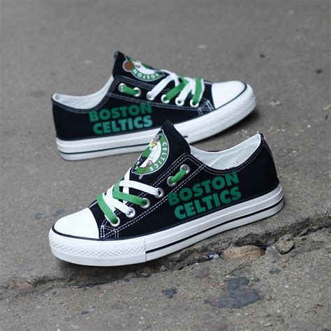 Boston Celtics shoes Low Top Limited Sneakers Canvas Shoes gift for ...