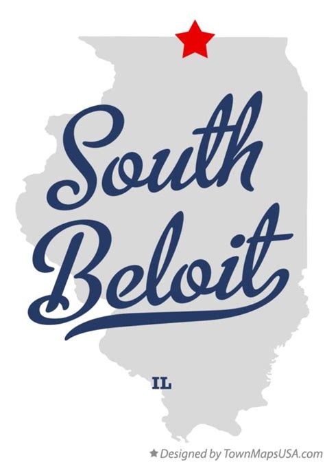 Map of South Beloit, IL, Illinois