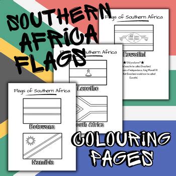 African Flag Colouring Pages Bundle! - All African Countries! | TPT