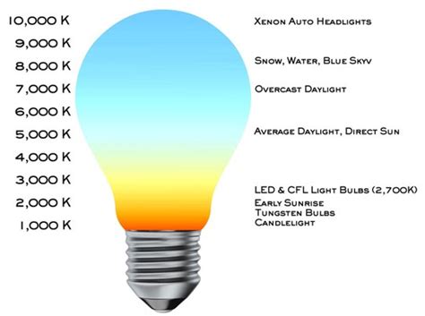 Light Bulb Sizes, Shapes and Temperatures Charts - Bulb Reference Guide