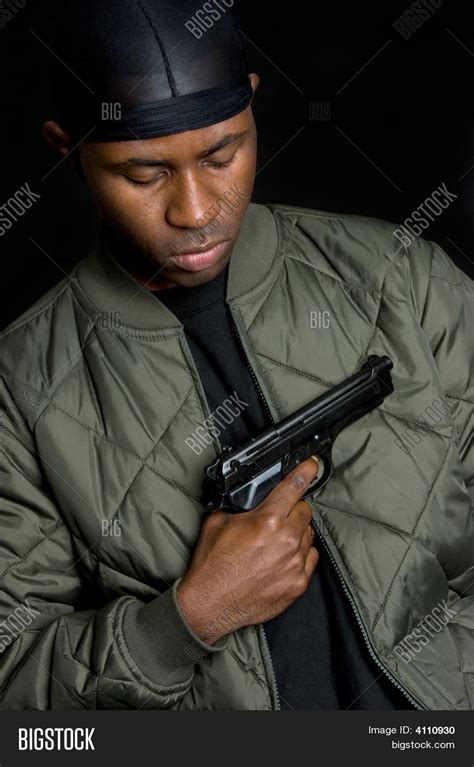 Gangster Gun Image & Photo | Bigstock