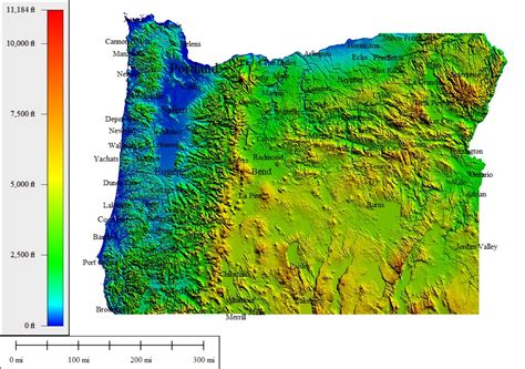 Navigating The Terrain: Understanding Portland’s Elevation Map - Allegheny College Map - Campus ...