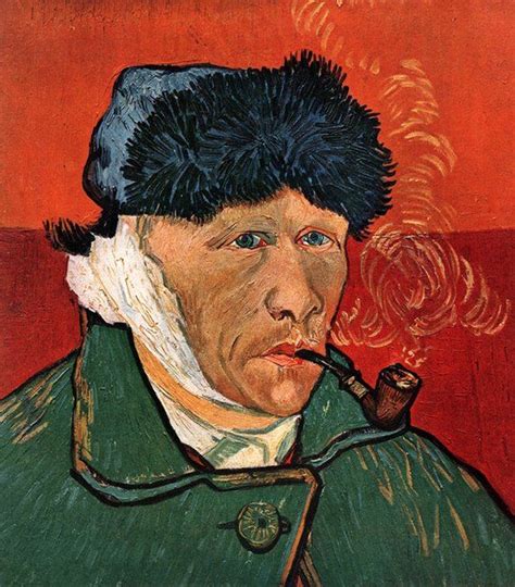 Self-Portrait with Bandaged Ear by Vincent Van Gogh | Etsy | Van gogh self portrait, Van gogh ...