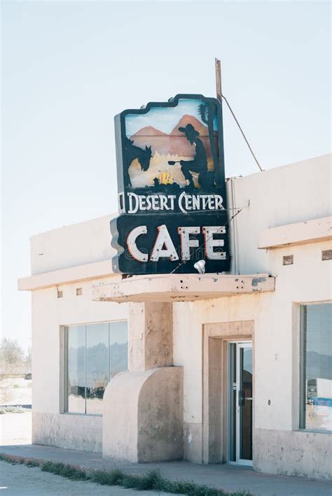 Abandoned Cafe and Gas Station in Desert Center, California Editorial Image - Image of colorful ...