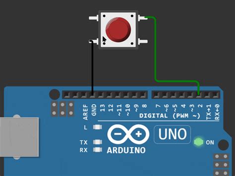 Push-Button And Arduino - Makerguides.com