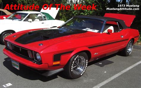 Bright Red 1973 Ford Mustang Convertible - MustangAttitude.com Photo Detail