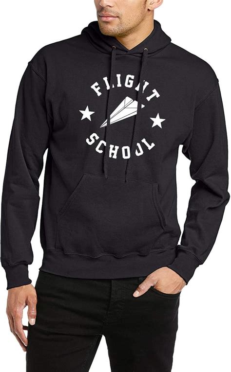 Flight School Hoodie Pilot Fly Airplane: Amazon.co.uk: Clothing