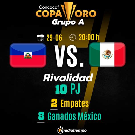 Ver México vs. Haití: historial, horario y canal del juego Copa Oro ...