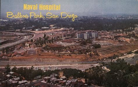 Naval Hospital, Balboa Park San Diego, CA Postcard