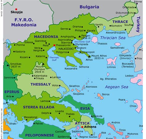 Travel guide to Macedonia Greece | Macedonia, Greece map, Macedonia map