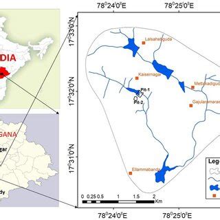 Location map of study area, Gajularamaram, Greater Hyderabad | Download ...