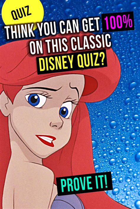 Quiz: Most People Can't Score Over 80% On This Classic Disney Quiz | Disney quiz, Classic disney ...