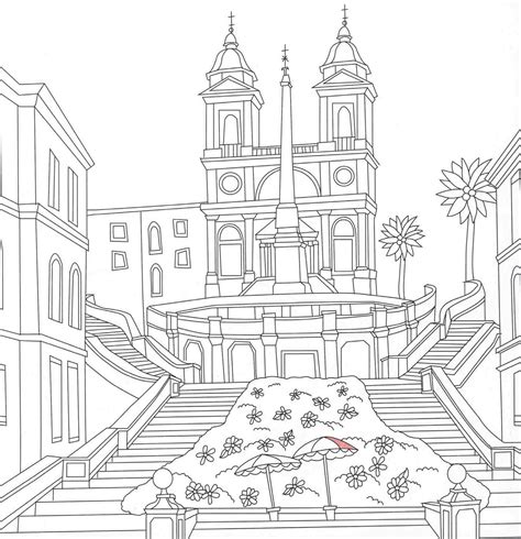 Famous Italy Landmarks Coloring Pages Coloring Pages