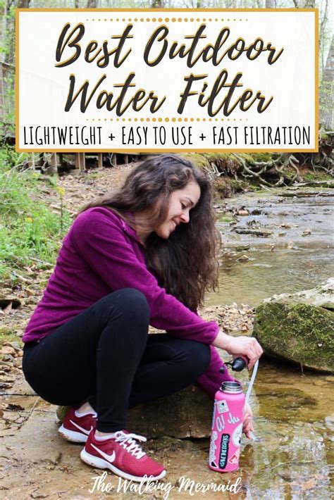Best Water Filter For The Outdoors - MSR Gear TrailShot | Best water filter, Camping gear, Go ...