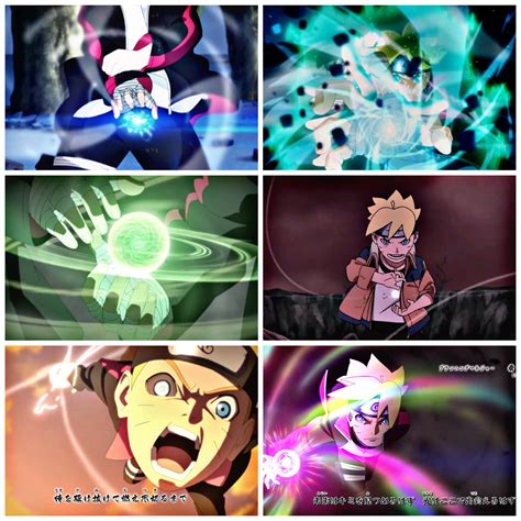 All special Boruto rasengans shown in the anime : Boruto