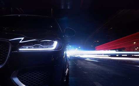 5K Free download | Night, Jaguar, Cars, Dark, Car, Close-Up, Backlight ...