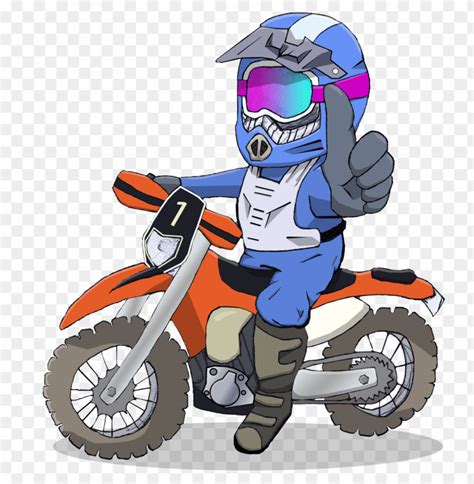 Download image 1706997 - cartoon dirt bike rider png - Free PNG Images ...