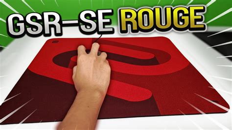 Zowie GSR-SE Rouge Review - Zowie's NEW Mousepad - YouTube