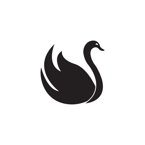 Swan logo Template vector illustration 15158924 Vector Art at Vecteezy