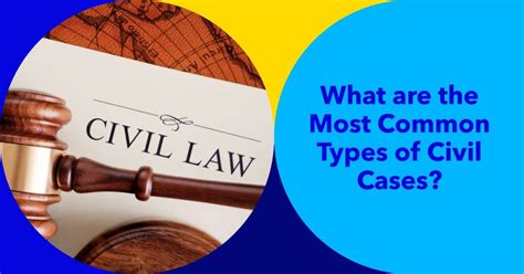 What are the most common types of civil cases (e.g. contract disputes ...