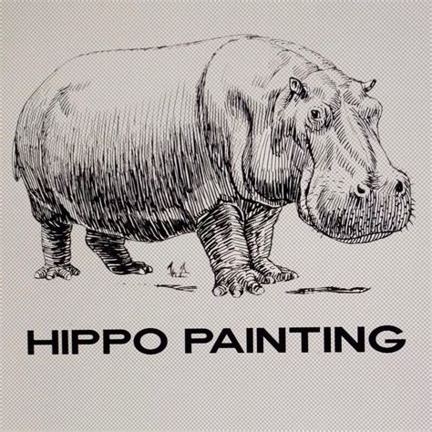 Hippo Painting