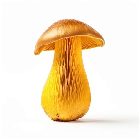 Premium AI Image | Dried Western yellow bolete mushroom isolated